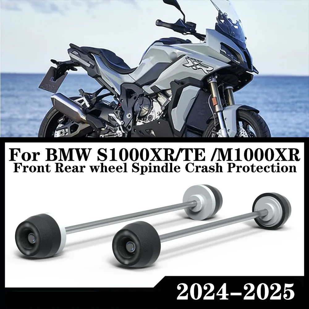 

Motorcycle Front & Rear Axle Fork Crash Sliders Wheel Protection For BMW S1000XR M1000XR S1000XR TE S 1000XR 2024-2025