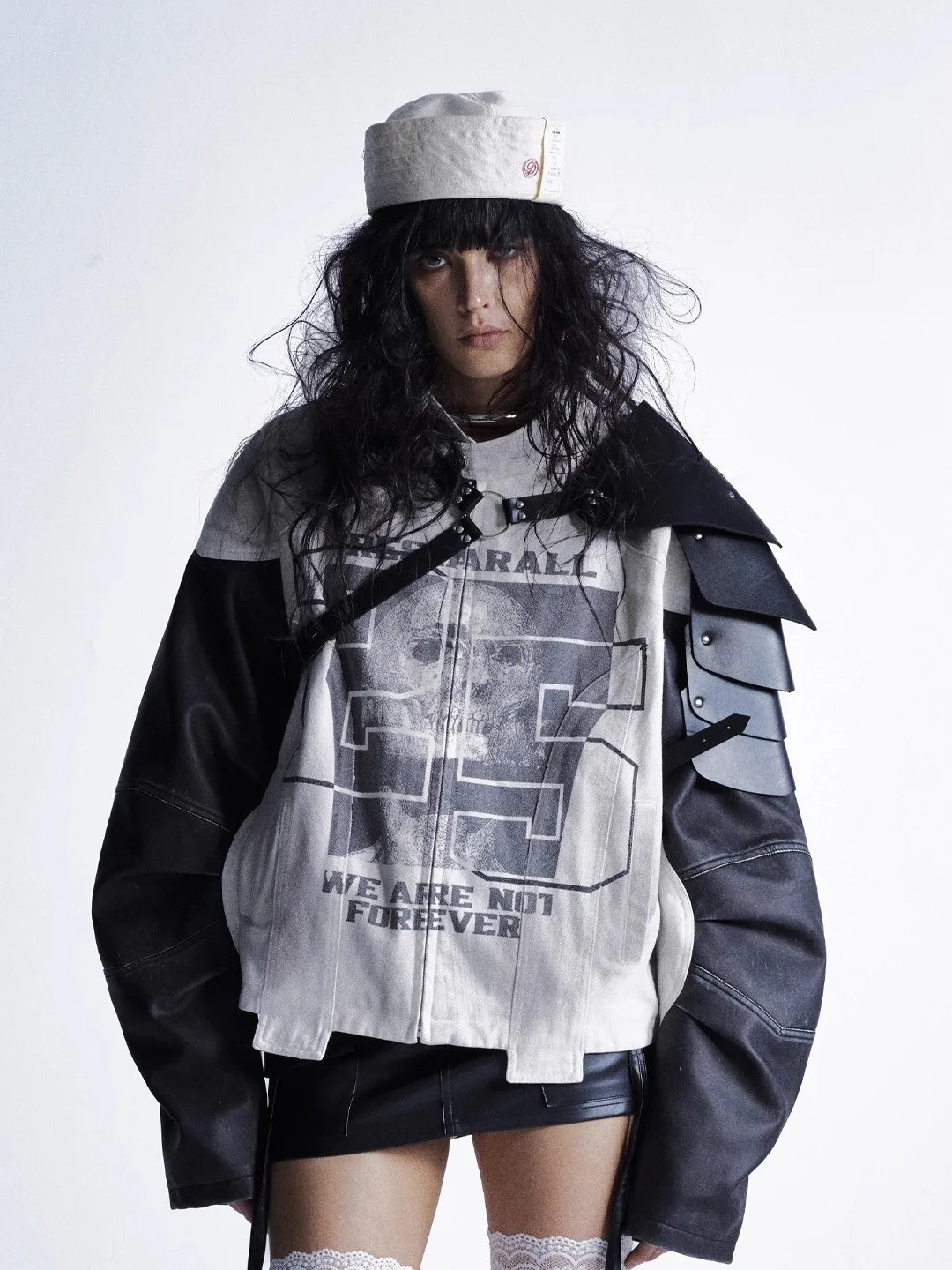 

American Sle Loose Fit Leather Jaet with Digital Print for Men And Women Perfect Choice for Autumn Season Casual Wear