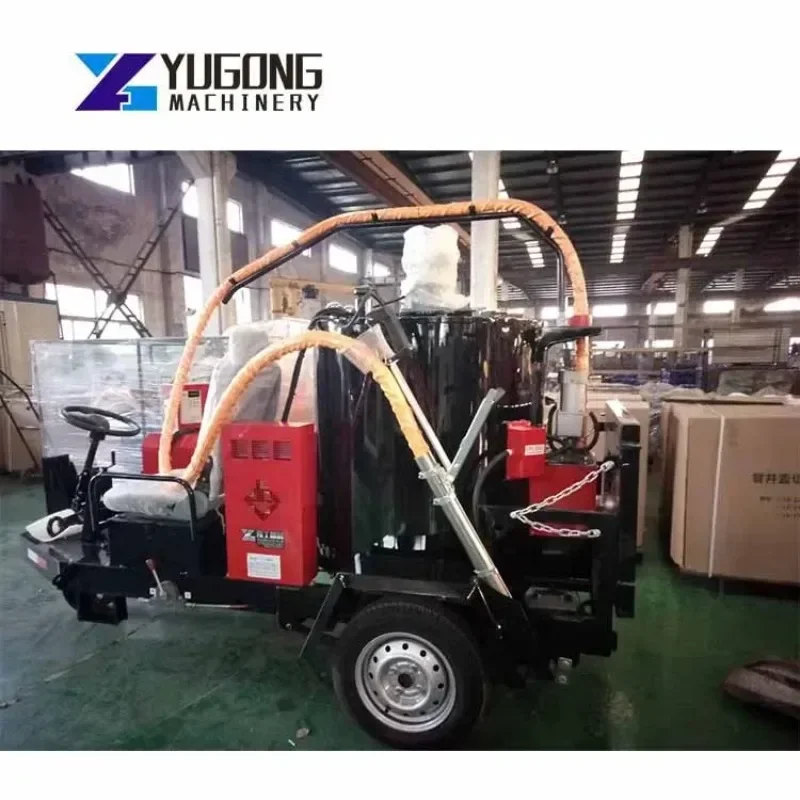 YG Hot Sale Asphalt Driveway Construction Cement Pavement Road Crack Heating Repair Machine Asphalt Crack Repair Tools