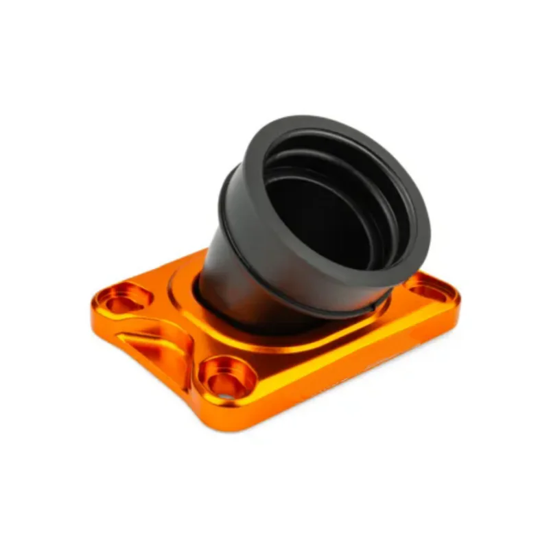 

Oem CNC Milling Machined Motorcycle Parts Aluminum Anodized Intake Manifold for MIKUNI TM24