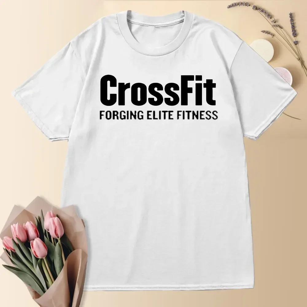 The new summer 2024 Crossfit releases the most suitable black short sleeved Tshirt for women Cool Street Tshirt item for sale