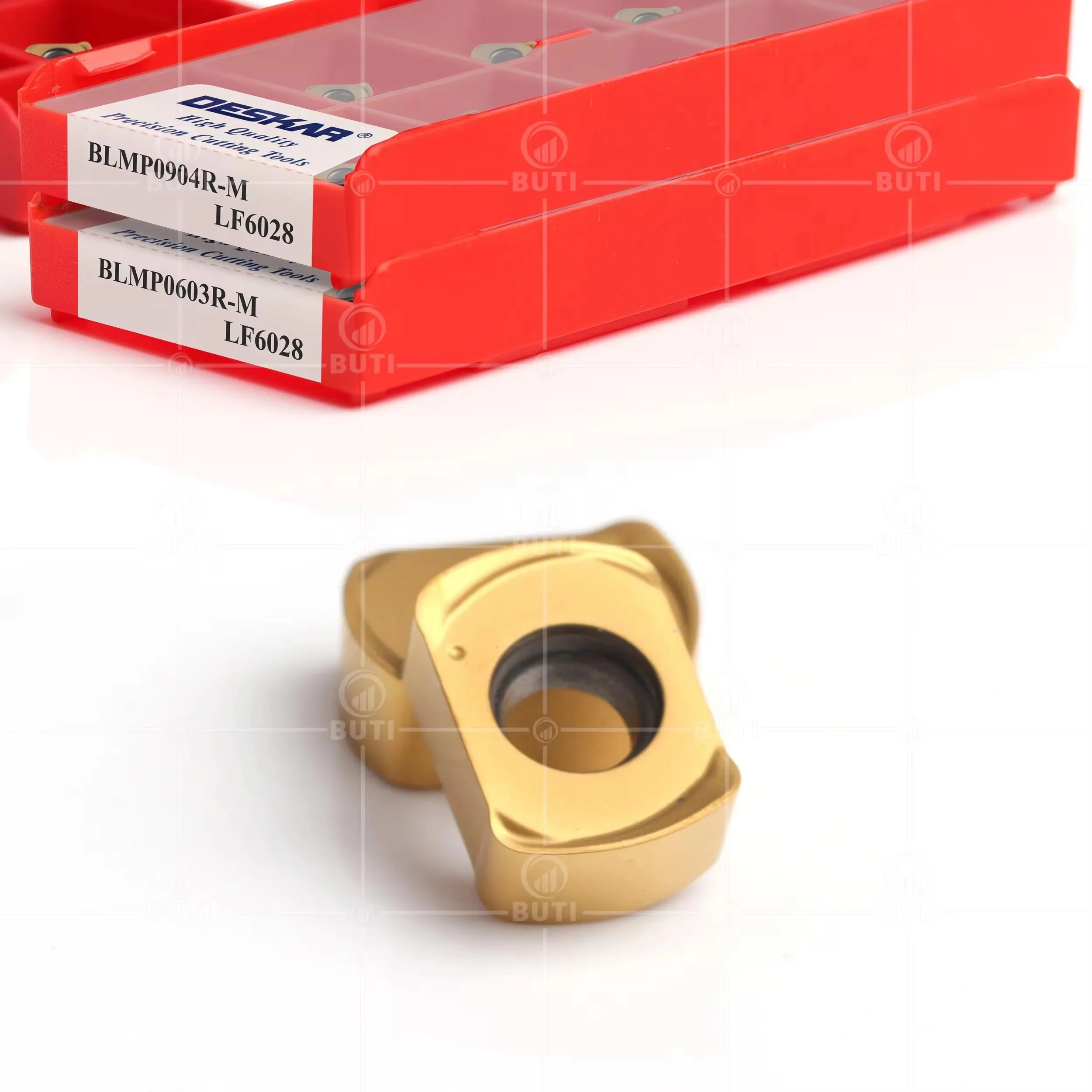 DESKAR Double-sided Fast Feed Milling Inserts BLMP0603R-M BLMP0904R-M LF6028 100% Original Milling Blades Steel Parts Processing