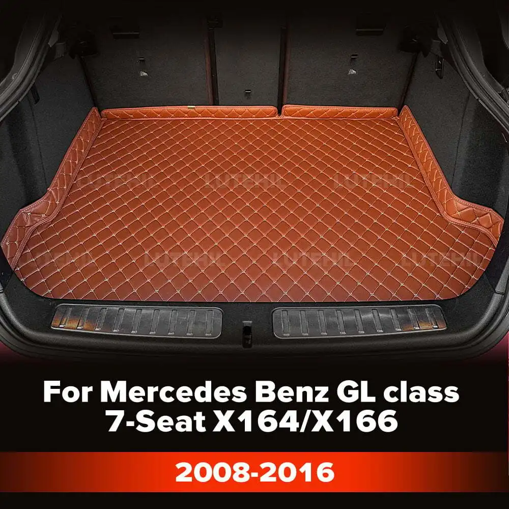 

Для Mercedes Benz GL class 7-Seat X164/X166 2008-2016 индивидуальный коврик для багажника автомобиля, защитный коврик, грузовой вкладыш, авто аксессуары для интерьера