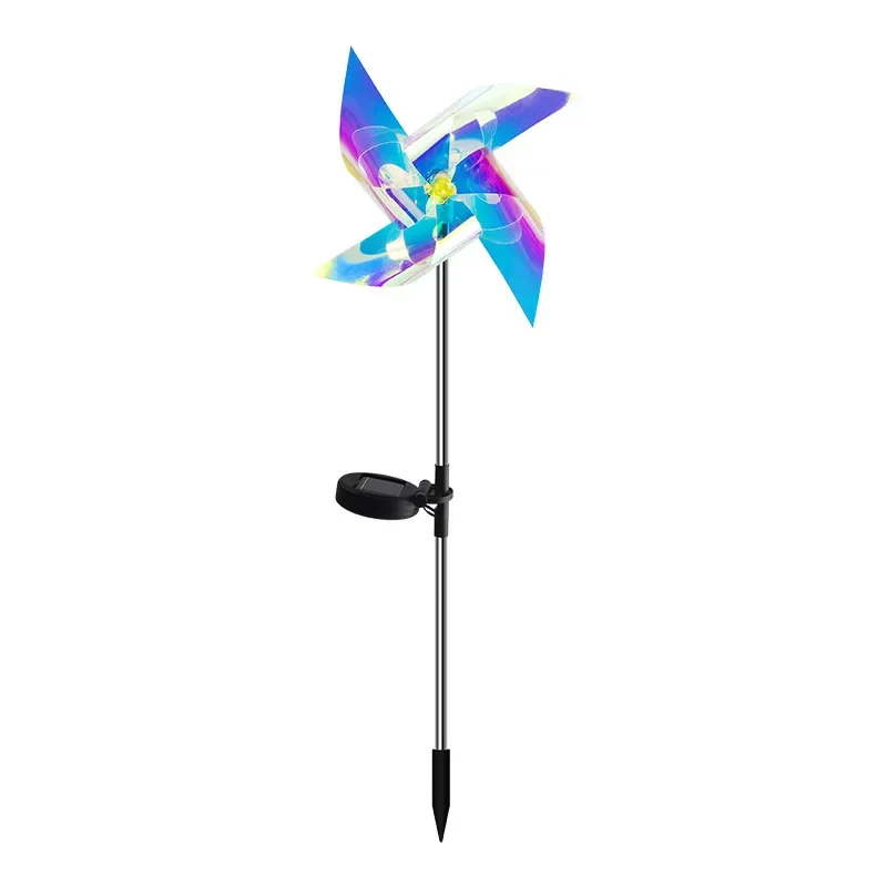 LED Outdoor Windmill Lamp Solar Powered Holiday Lights Spot Light Outdoor Garden Decor Windmill Waterproof Night Light