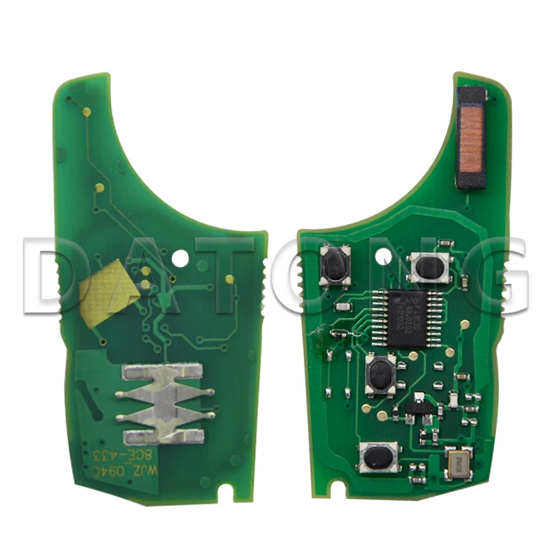 Chevrolet Aveo Cruze Epica Lova Camaro Impala Orlando 315/433MHz ID46 PCF7937E 교체 HU100 용 Datong World 자동차 원격 키