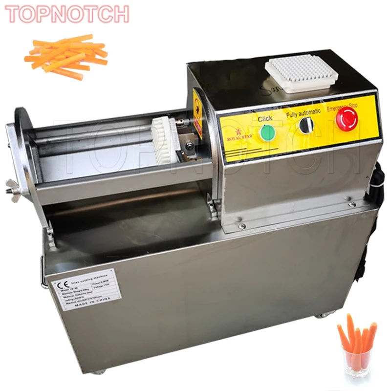 

Commercial Potato Strip Cutter Vegetable Radish Cucumber Cutting Machine Electric French Fries Machine Fries Cutting Machine