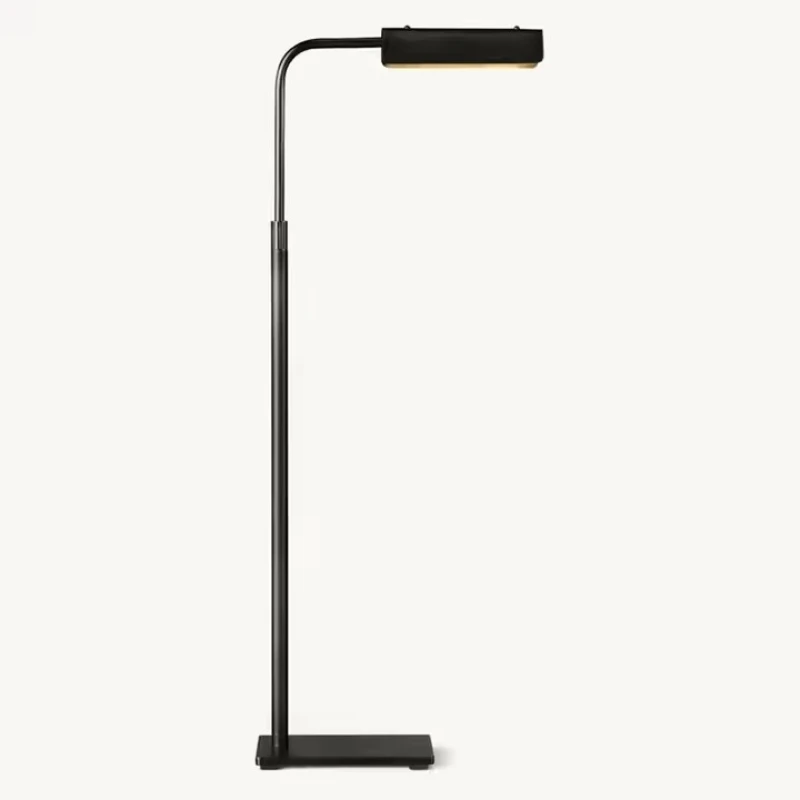 Retro Copper Multifunctional Metal Light Emitting Diode Lighting Floor Lamp