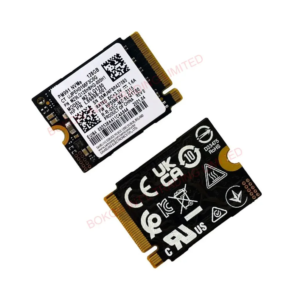 Nowy wewnętrzny dysk SSD PM991 128G 2230 z głośnością PCIe PCIe 3.0x4 do laptopów Samsung Microsoft Surface Pro X 3