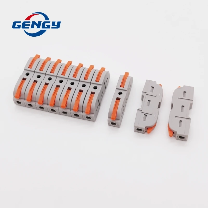 5 10 25 50 Pcs Quick Cable Splitter Push-in Wire Connector Universal Compact Conductor Wiring Terminal Block One in Multiple Out