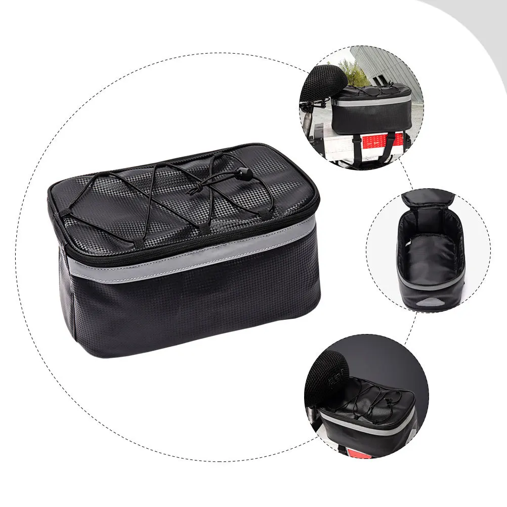 

Large Capacity Bike Cycling Backseat Storage Pouch Multi-Functional Bicycle Accessory Durable Pvc Lightweight Rear Seat Bag For