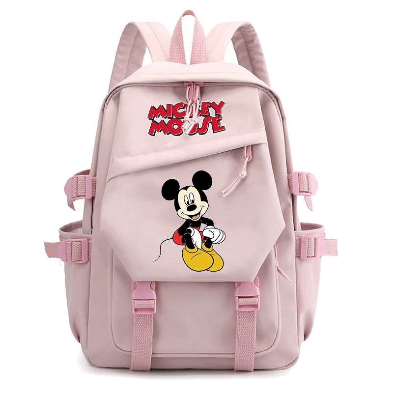 MINISO Cartoon Backpack for Baby Boys Girls Minnie Mickey Mouse  Lovely Schoolbag Kindergarten Schoolbag Gift