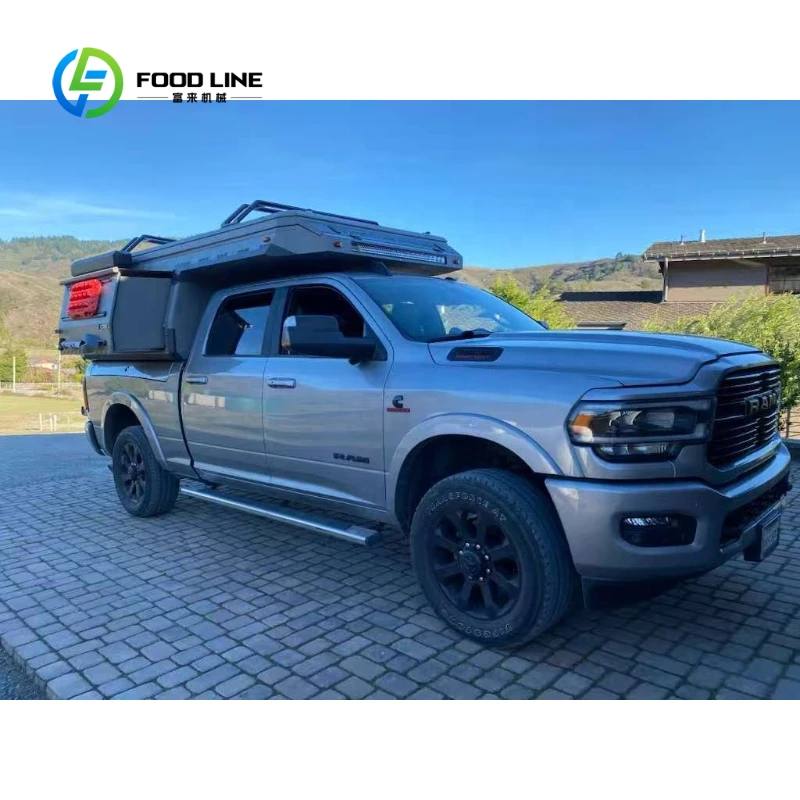 Customized Lightweight Pickup Pop Up Camper for Pickup Truck Foldable 4 Person Modern Travel Outdoor Camping Pickup Tent