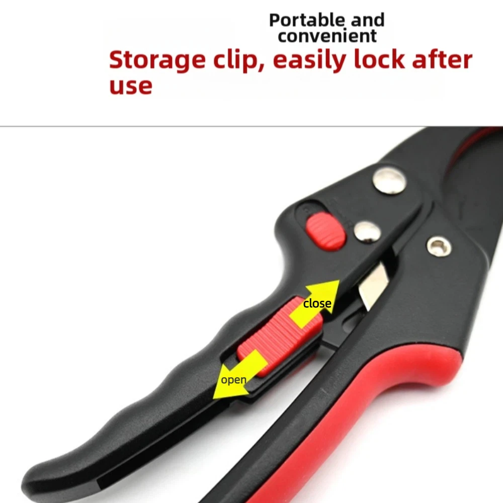 

Садовые ножницы из стали SK-5: эргономичный дизайн, регулируемые, для легкой обрезки и сбора урожая фруктов, для использования в саду