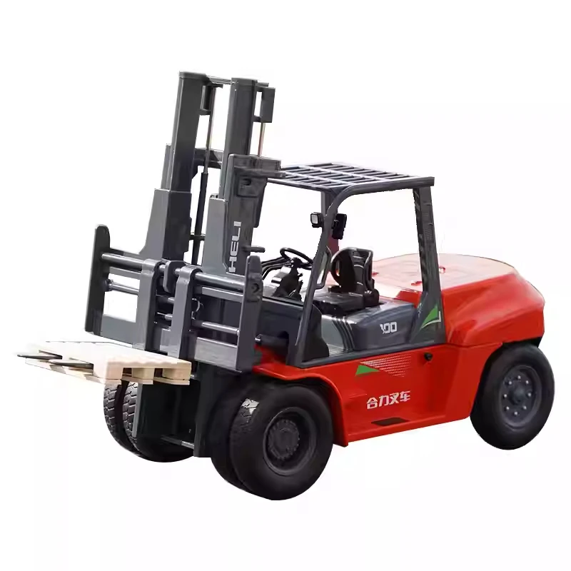 High Simulation 1:25 HELI G Series 10-Ton Alloy Forklift Scale Model, Heavy Duty Industrial Alloy Replica with Functional Detail