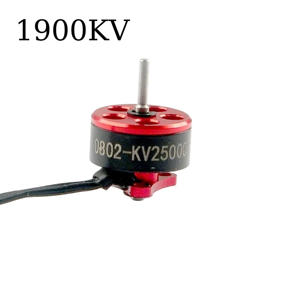 D0802 Brushless Motor 16000KV 19000KV 25000KV 1.0mm Shaft 9N12P 1-2S Lipo for 65-85mm FPV Quadcopter Frame Replacement Motor