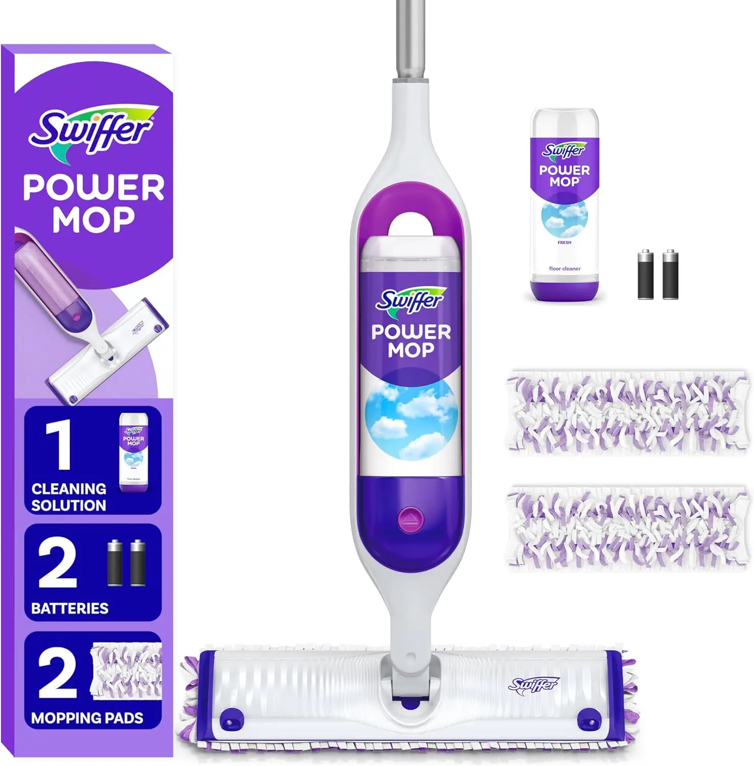 

Набор для мытья полов PowerMop Multi-Surface, с освежающим ароматом, включает в себя PowerMop, 2 шт.