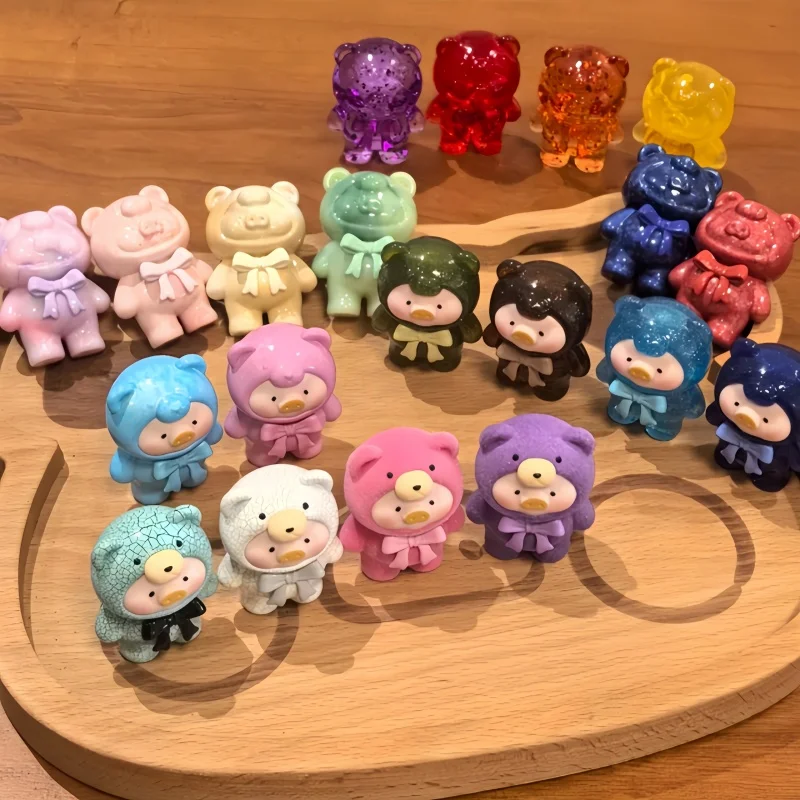 

Lulu The Piggy Teddy Mini Series Blind Box Flocked Piggy Anime Doll Mystery Box Cute Figure Desktop Decor Toys New Holiday Gifts