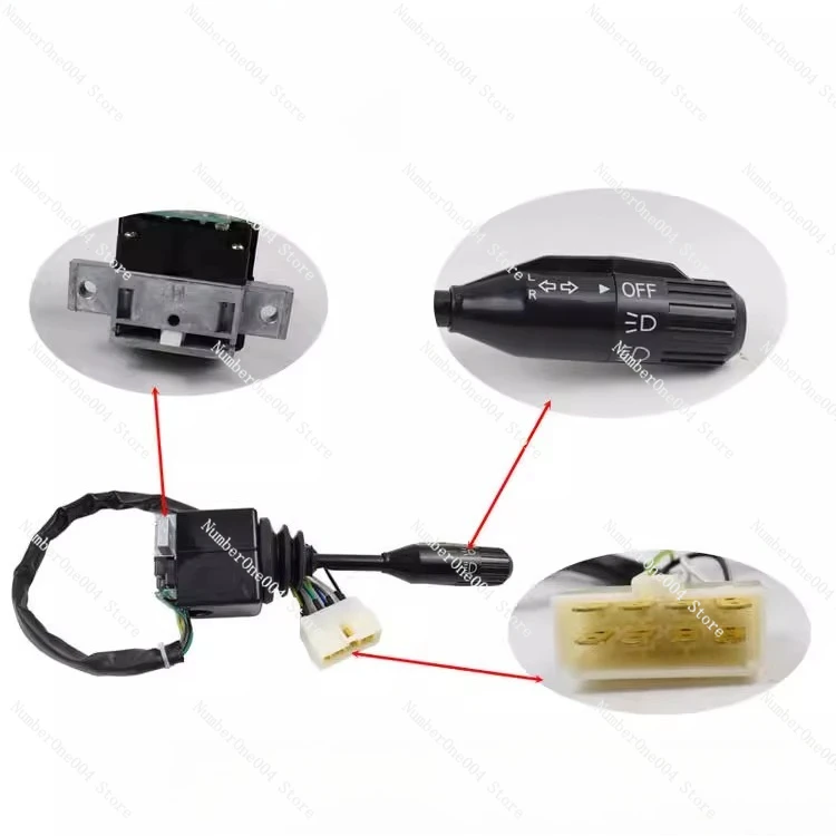 Loader Forklift Parts 855B Headlight Wiper Steering Combination Switch