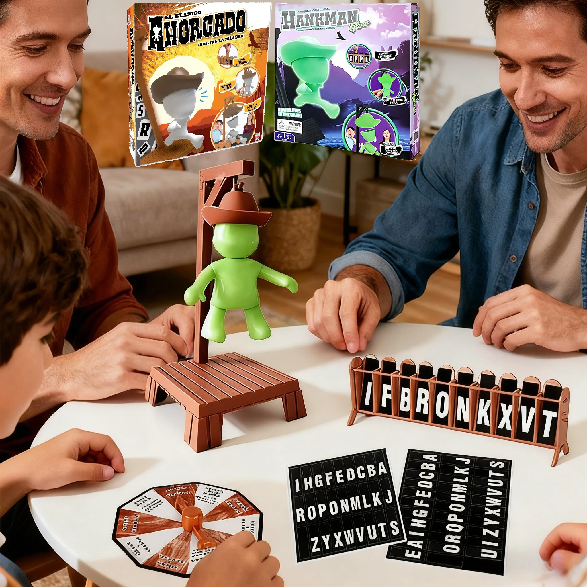 

Magnetic Hangman Mystery Word Game Gallows Guessing Word Board Game Desktop Game Family Gathering Party Games Interactive Toy