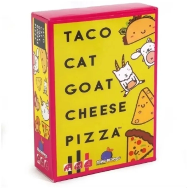 Taco Cat Goat Cheese Pizza Game 2-8 Players Board game