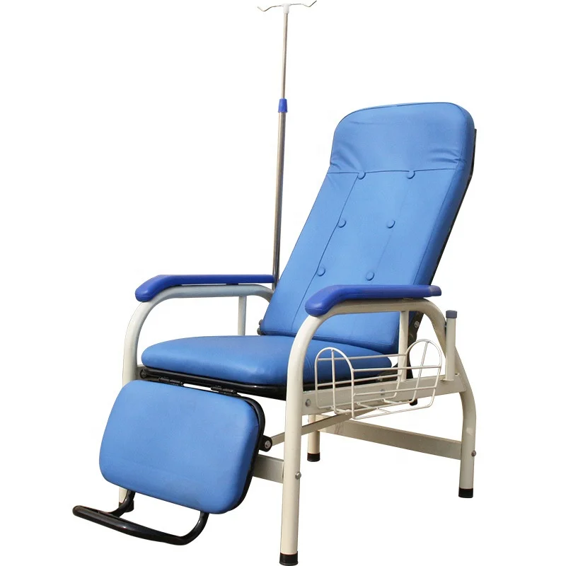 Adjustable lying down infusion chair outpatient hanging infusion chair full lying transfusion chair for sale