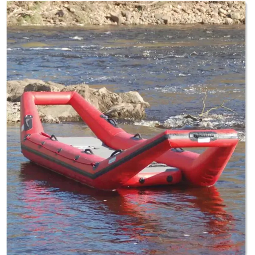Inflatable Life Boat Life Raft Fire Used Rescue Hovercraft Inflatable Rescue Raft on Snow and Ice