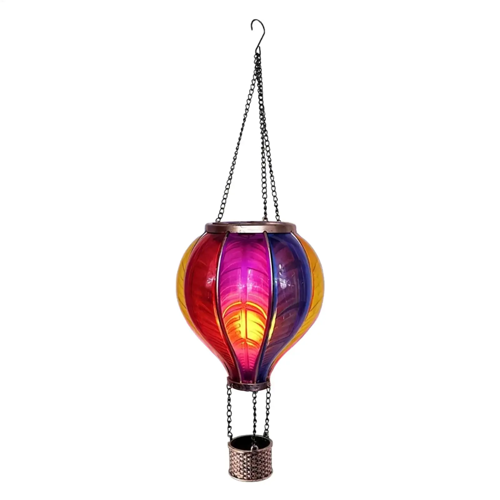 Hot Air Balloon Lanterns Solar Lantern Waterproof Portable Decorative Decor Lamp for Outside Garden Patio Balcony Night Decor - view 6