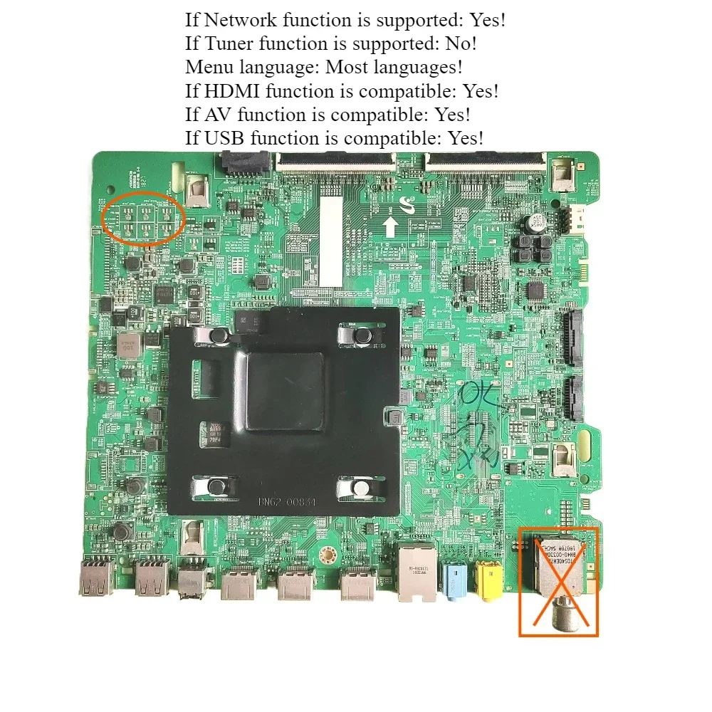 Smart TV Motherboard BN41-02568A BN41-02568B UE49MU6500 UE65MU6670U UN55MU6350F 40inch UE55MU6470 UN49MU6290 Main Board