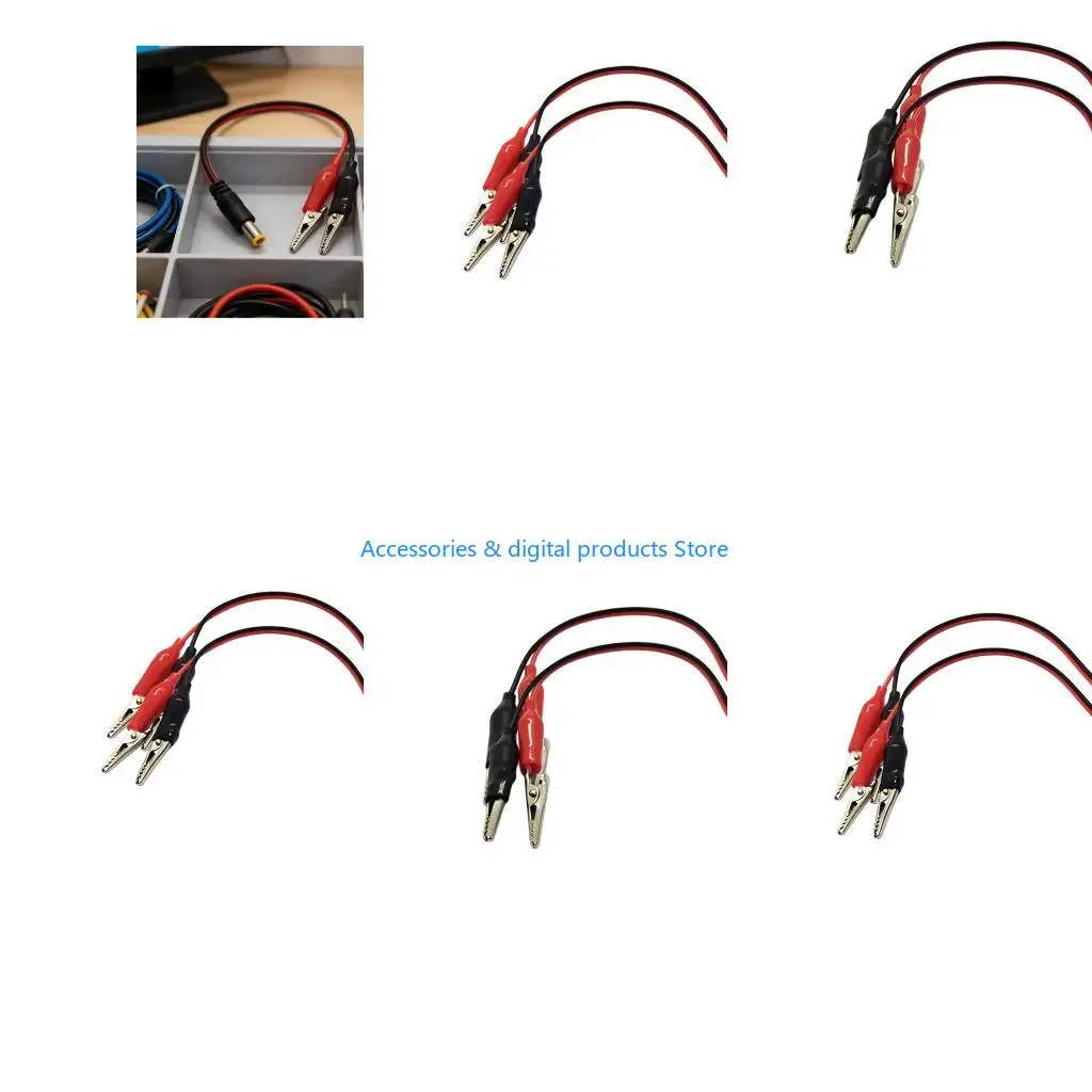 77JD Pack of 2 Test Cable Charging Cable Camera Connection Plastic Construction