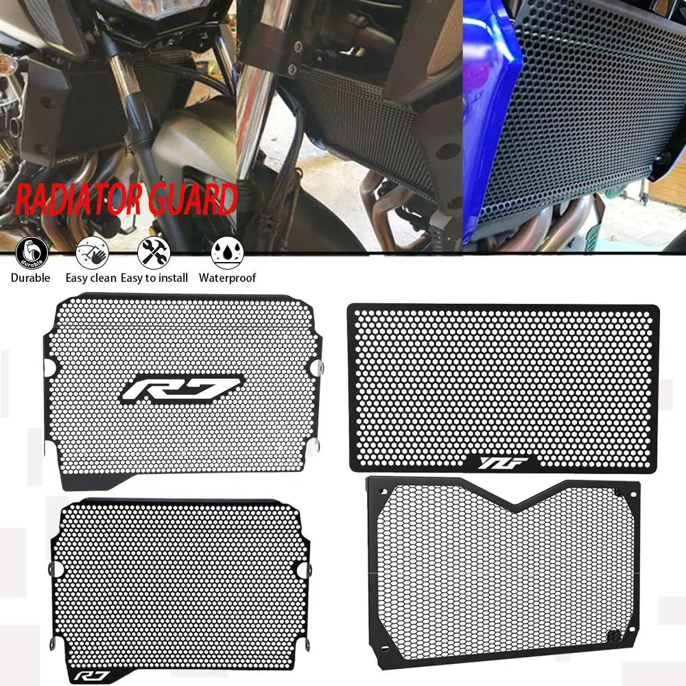 CNC Radiator Guard Grille Cover Protector For Yamaha YZF R7 2021-2022 2023 YZFR7 YZF-R7 Motorcycle Accessories Cooler Protection