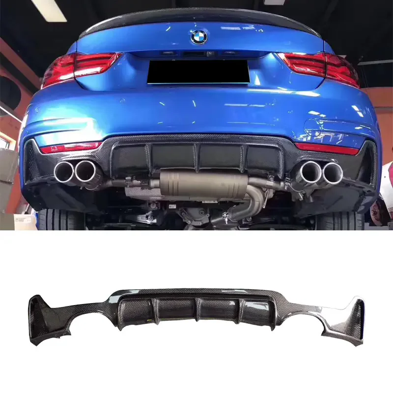 

MP-style Carbon Fiber Car Rear Bumper Diffuser Spoiler for BMW 4 Series F32 F33