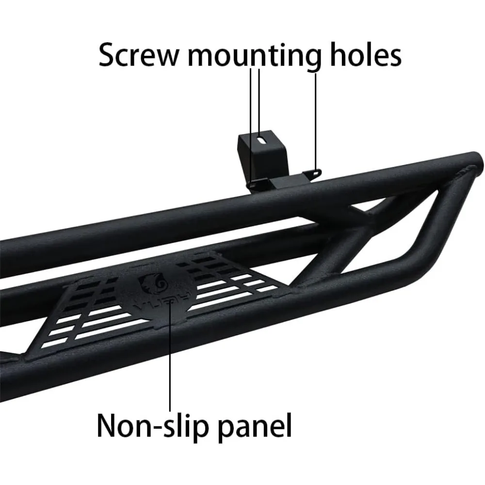 لوحة جري ذات ملمس أسود من Wrangler لمنع الصدأ غير قابلة للانزلاق متوافقة مع 2018 2019 2020 2021 2022 2023 2024 2025 #3