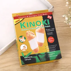 Retail 5 Box 100Pcs 4Y Cleansing Detox Foot Kinoki Pads Cleanse Energize Your Body(1lot=5Box=100Pcs=50Pcs Patches+50Pcs Adhesive