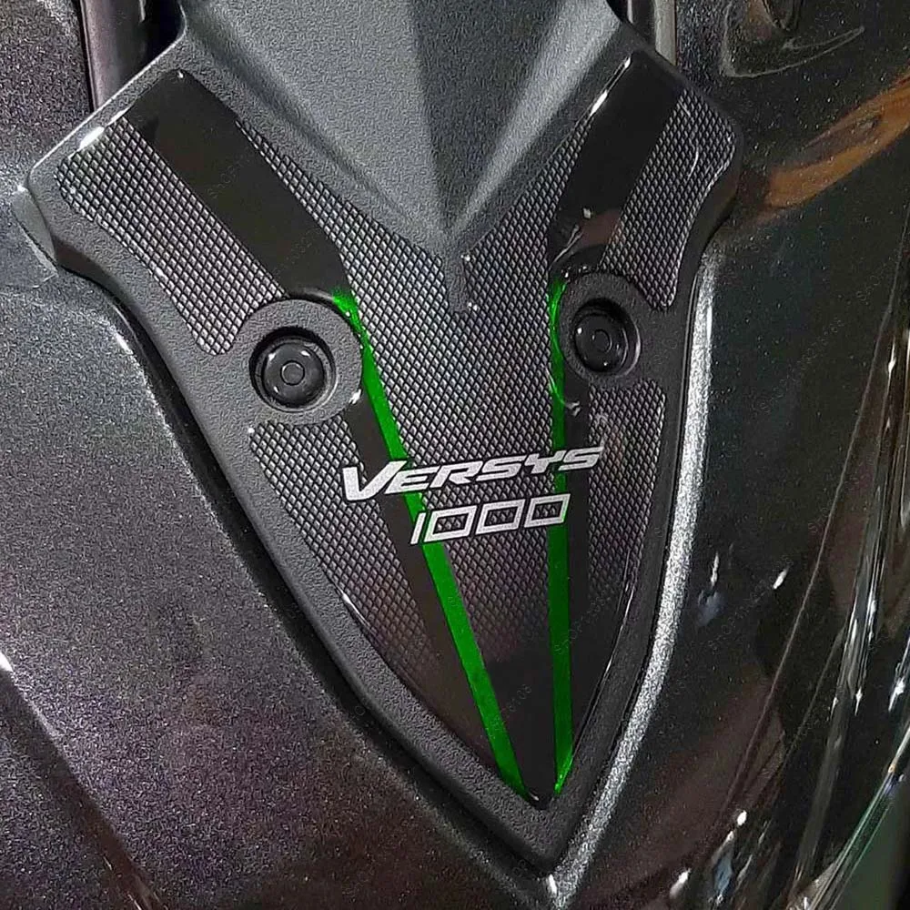For KAWASAKI VERSYS 1000 2019-2020 Motorcycle Anti slip Tank Pad Side Traction Pads Protector Sticker 3D Resin Stickers kit