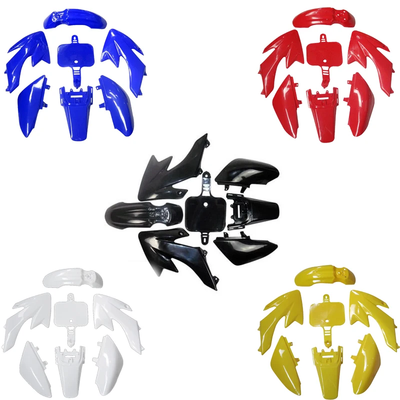 

Genuine Plastic Fender Body Fairing Full Set Motorcycle Cover For 50-160cc Honda XR50 CRF50 SDG SSR Baja Dirt Bike Pitbike