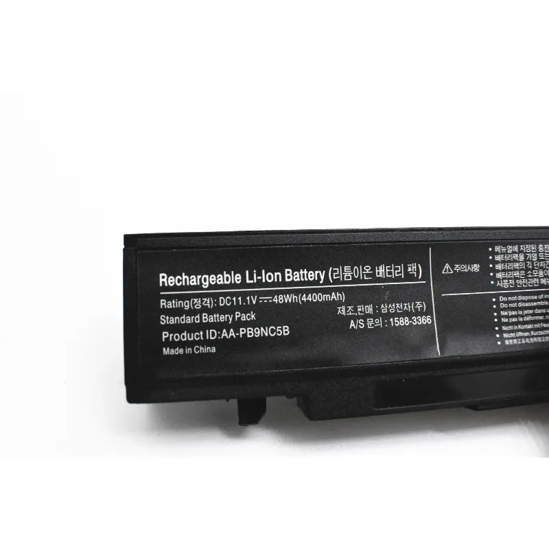 11,1 В 48 Втч для ноутбука Samsung AA-PB9NC5B, аккумулятор для серии RV508 R428 R528 R460 R580