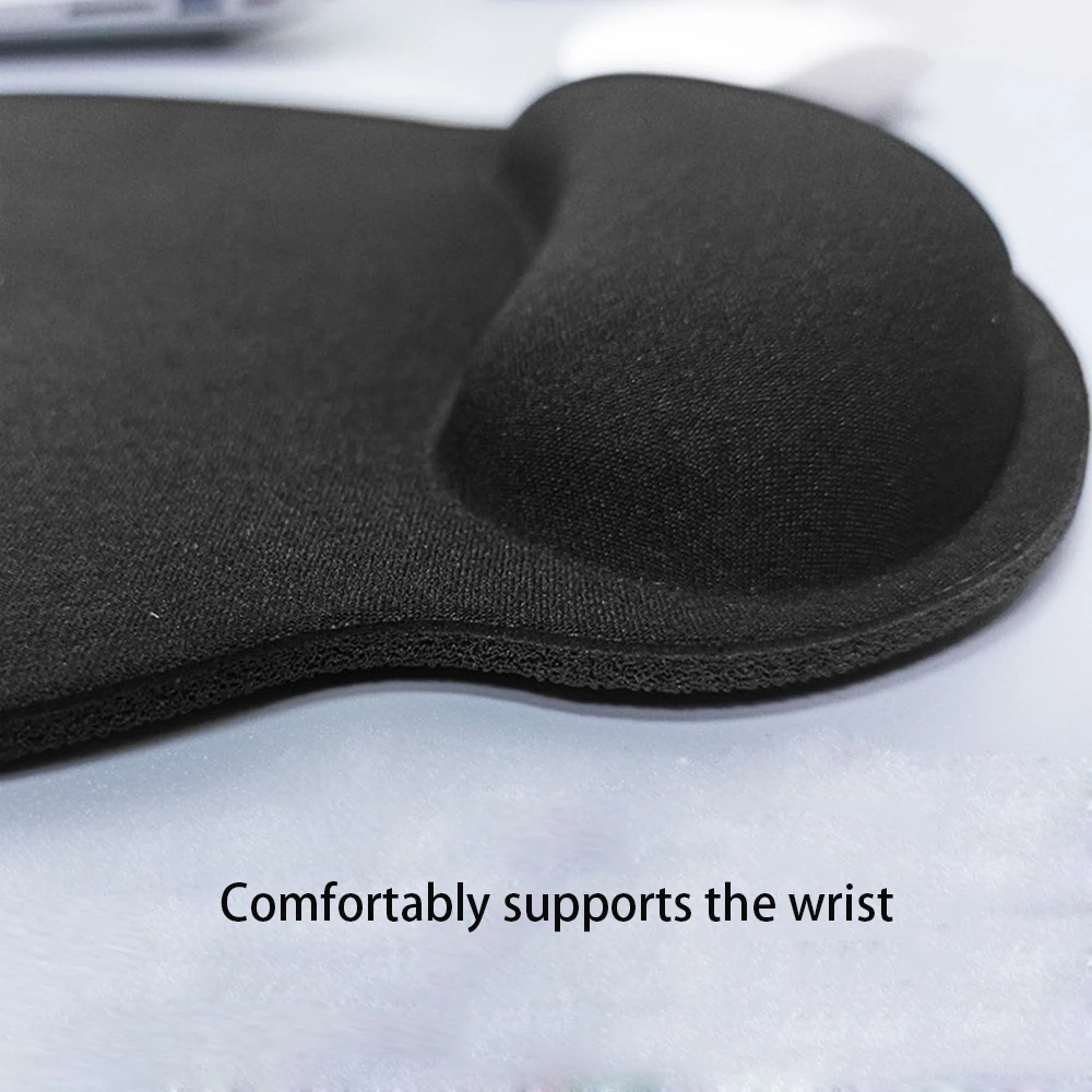 Ergonomic Mouse Pad Keyboard Pad Comfort Memory Foam Wrist Non-Slip Base Wrist Rest Pad Computer MousePad For Office Mousepad