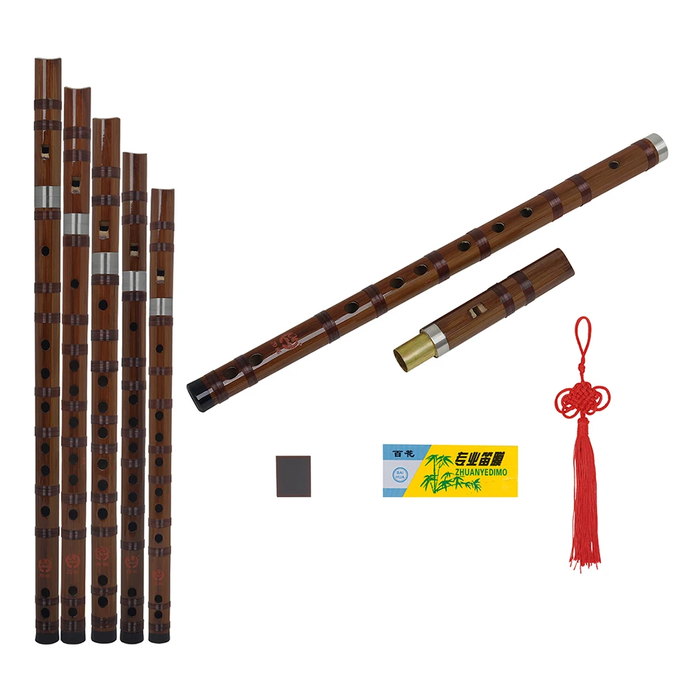 

M MBAT Bamboo Flute Professional Woodwind Musical Instruments C D E F G Key Piccolo Chinese Traditional Musical Instruments