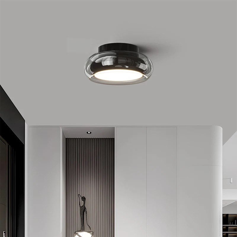 

Nordic Lustre LED Glass Ceiling Lamp for Bedroom Study Room Aisle Corridor Home Decoration Chandelier Ceiling Lighting Fixtures