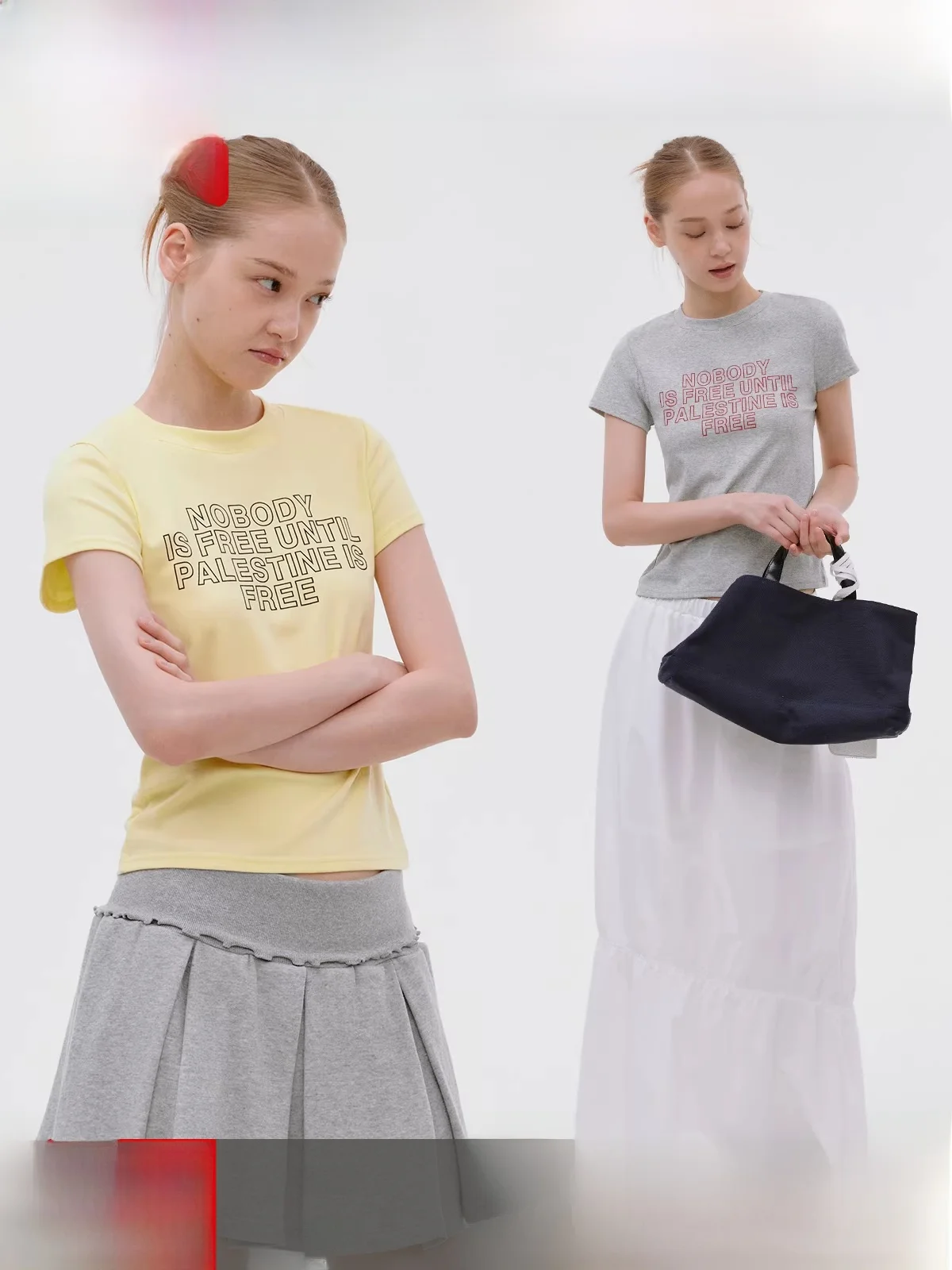 

Fano Retro Contrast Color Print Slim Fit T-irt Elastic Knitted ort Sve round Ne Women's Top Summer Cotton Blend