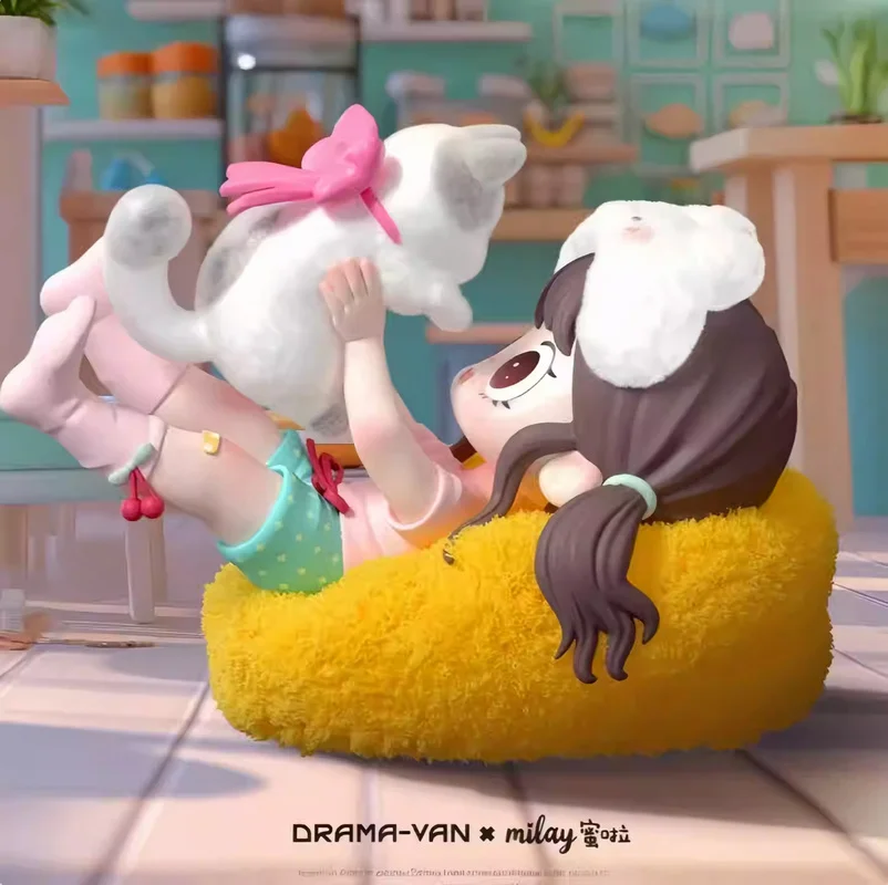 متوفر في المخزون Milay Daily Times Series صندوق أعمى Caixa Caja حلي كرتونية ألعاب Kawaii شخصيات كرتونية لطيفة