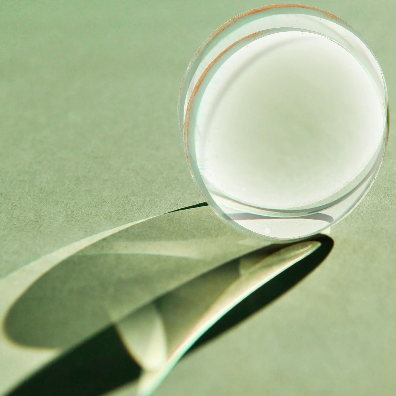 

3Pcs Optical Lens Clear Double Convex Glass 50Mm Diameter 100Mm Focal Length for Student Learning Tools Science Education