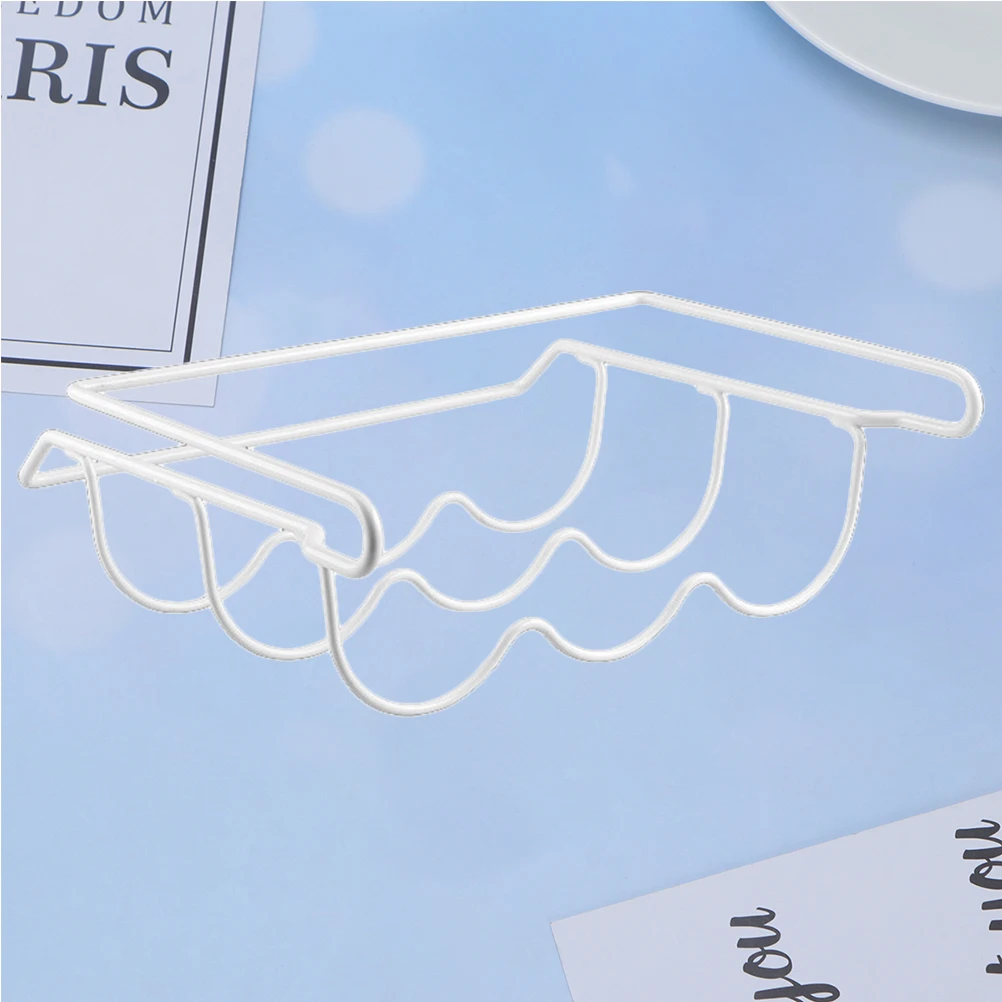 Fridge Beer Rack 10L Iron Organizer Wine Glass Holder Storage Rack For Soda Cans Rustproof Kitchen Bar Club Office