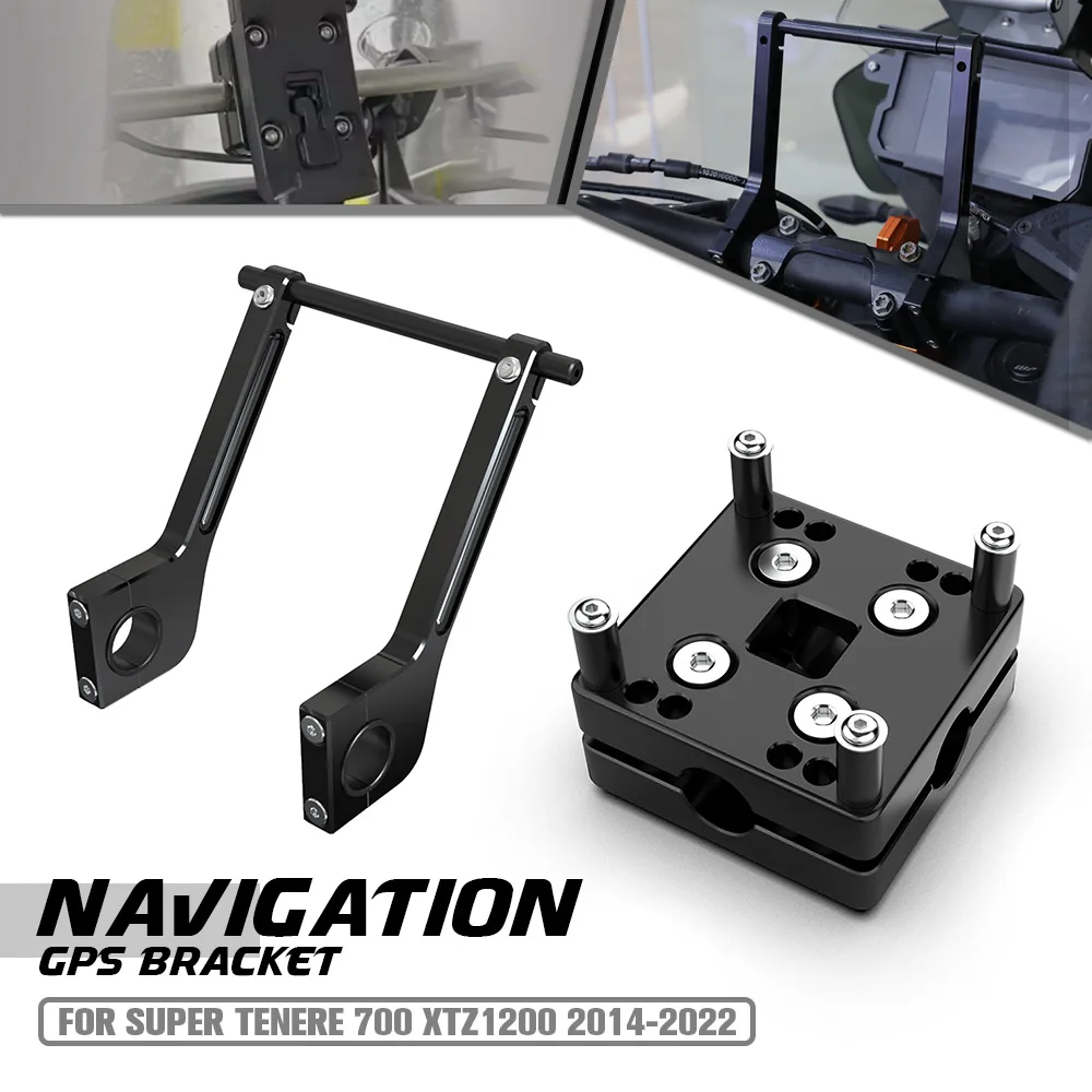 FOR BMW R1200 1250 GS GSA Motorcycle Navigation Holder Bracket Roadbook Mount Kit FOR Yamaha Super Tenere 700 XTZ1200 2014-2022