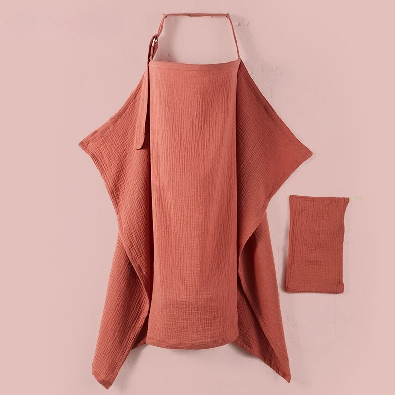 

Cotton Outdoor Nursing Clothes Apron, Portable Anti Light Shawl,Nursing Towel for External Use,Safe Soft Multifunctional Blanket