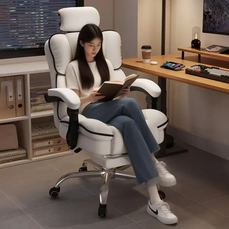 

Comfy Office Chair Cute White Vanity Lounge Accent Bedroom Siege Gaming Office Chair Swivel Mobile Silla Gaming Salon Furniture