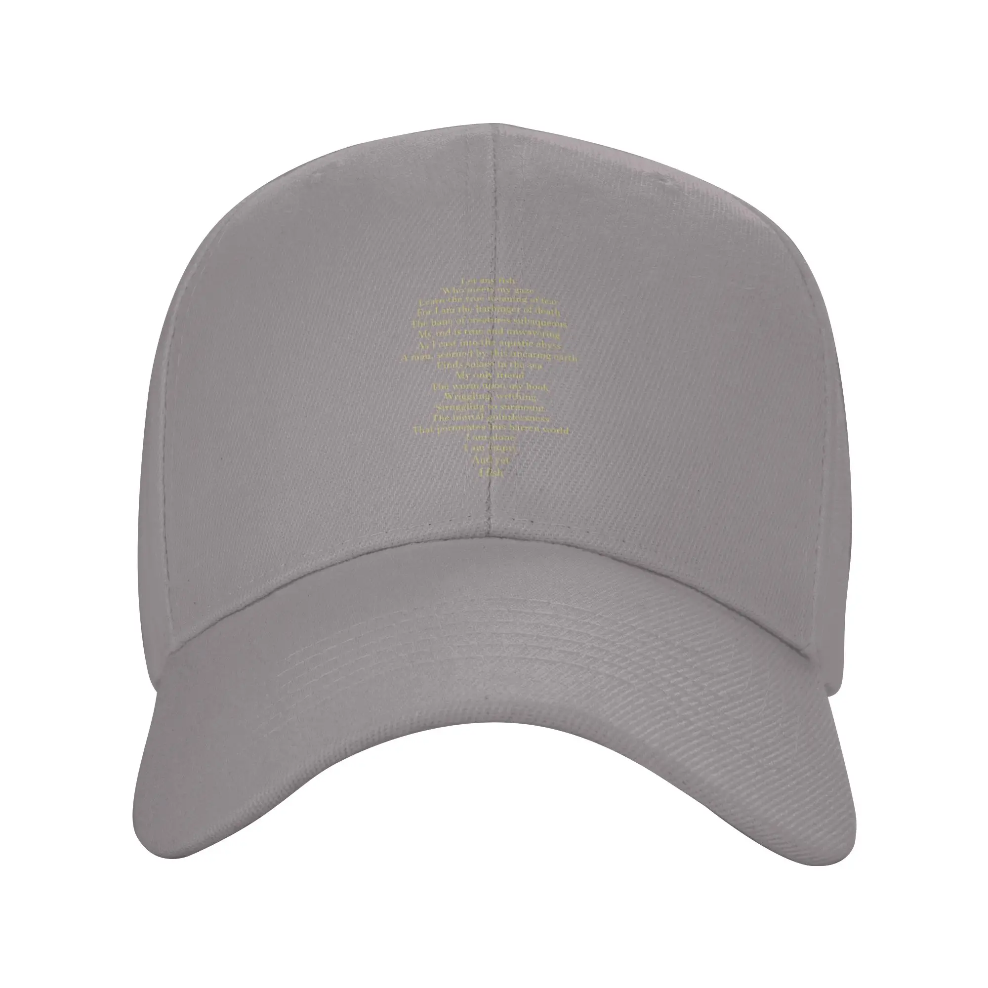 Hot Sale Let any fish who meets my gaze learn the true meaning of fear Baseball Cap  Retro Sport Cap  Short Trip Sport Cap