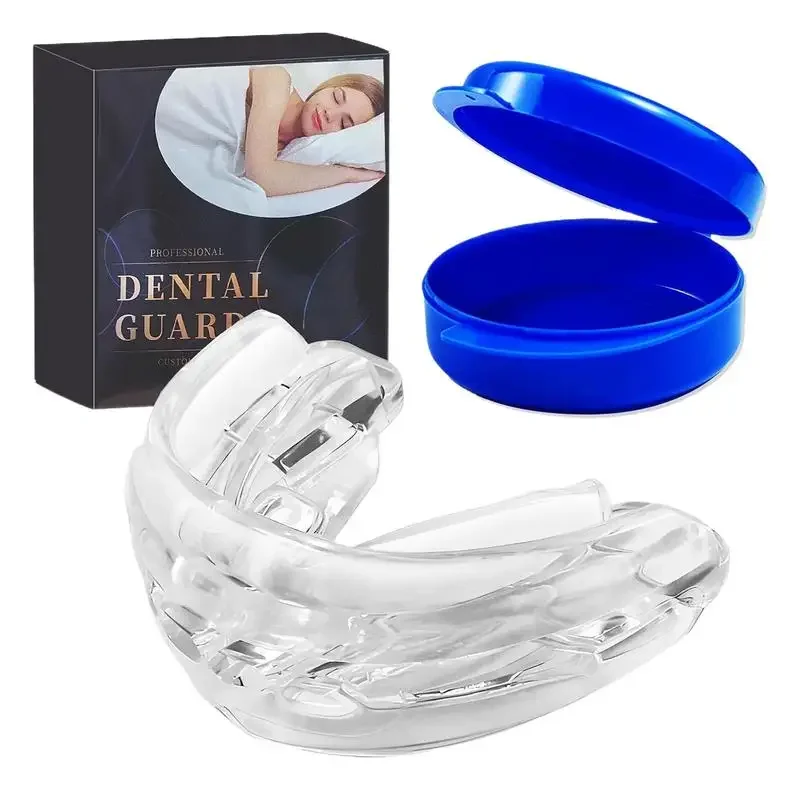 Pelindung Malam untuk Gigi Mengepalkan Tidur Pelindung Gigi Pelindung Gigitan Anti Mendengkur Mouthpiece Perlindungan Mengepalkan Gigi untuk Tidur
