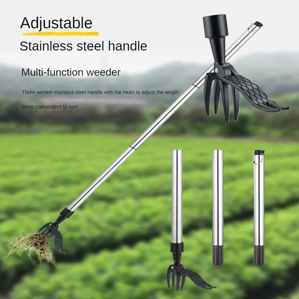 ساحبة حديقة عامودية من دون ثني وقاتلة أعشاب ضارة ، نمط جديد ، ساحبة جذور ذات تصميم بسيط ، 2 صيحات