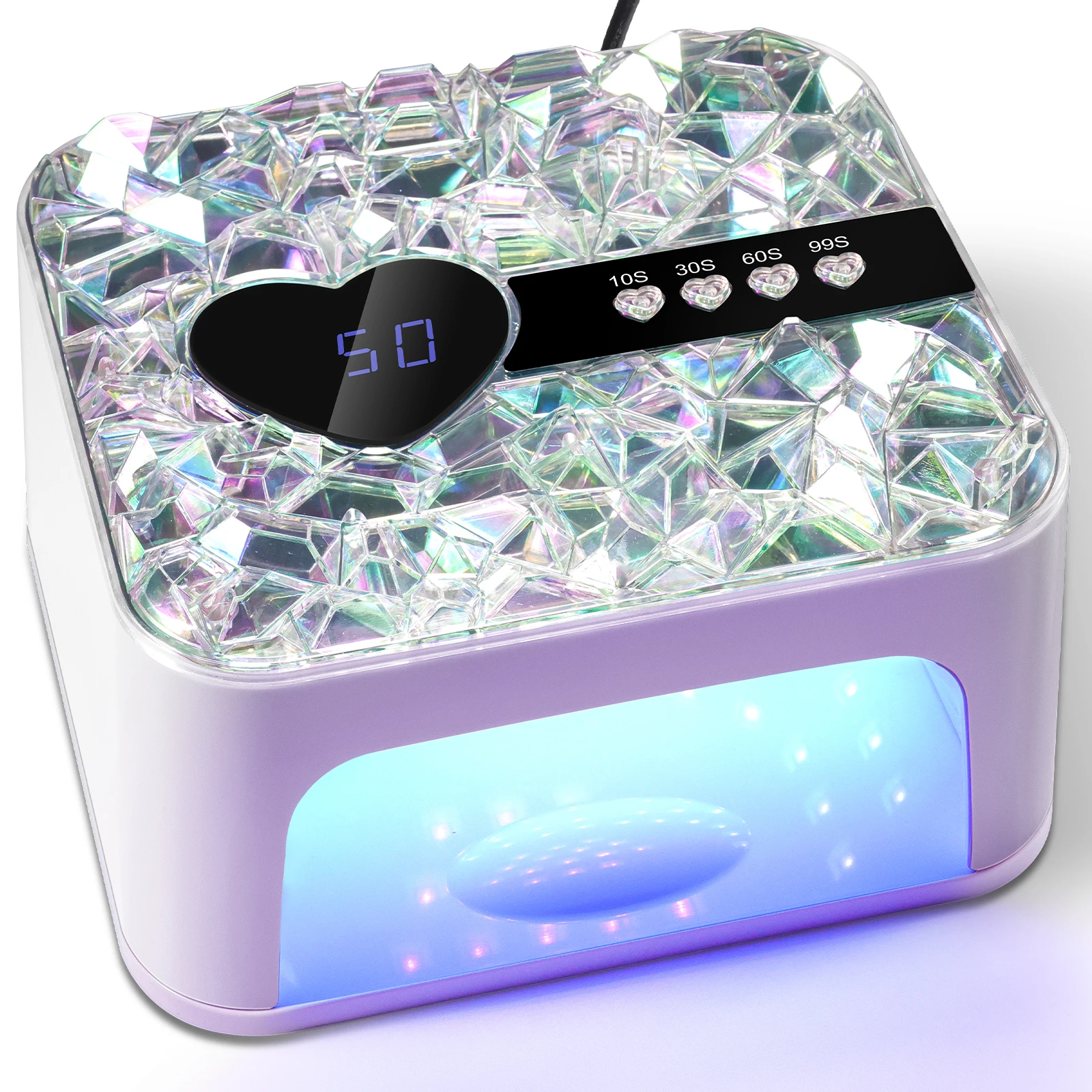 

Professional UV Nail Lamp 45 LED Nail Polish Dryer with Timer Sensor Quick Curing Gel Nail Polish LED Light for Nail Salon Tools